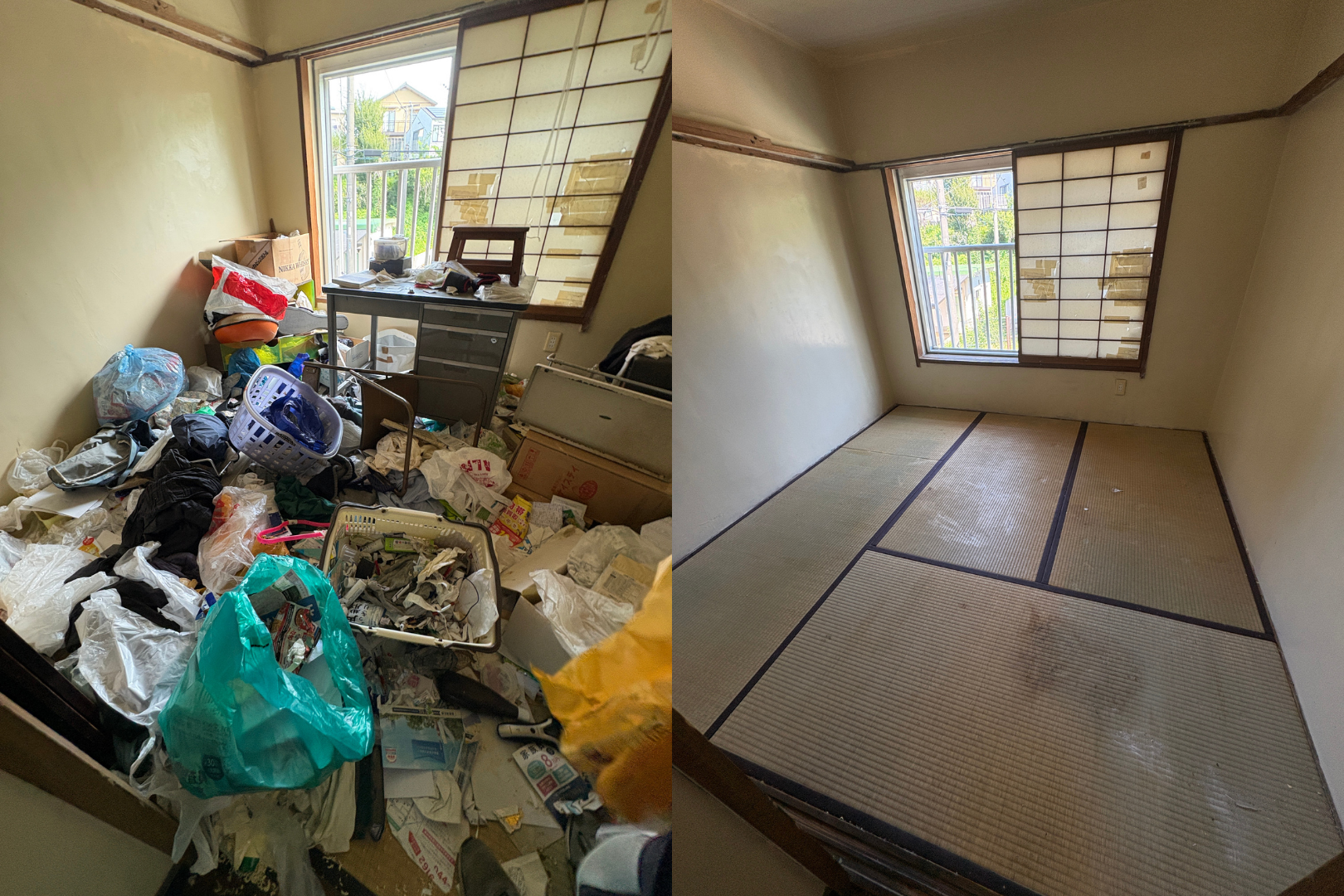生前整理を行なった団地の部屋